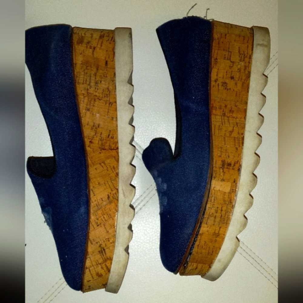 Denim Platform Slip Ons Bundle - image 4